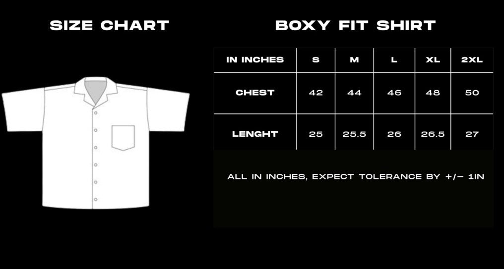 BLUE BLOOM - BOXY FIT SHIRT