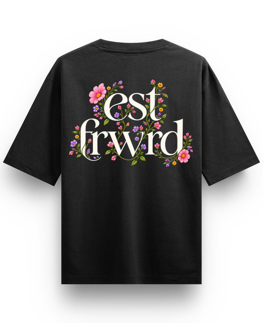 Black Oversized T-shirt Back Design