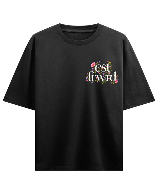 Black Oversized T-shirt Front Design