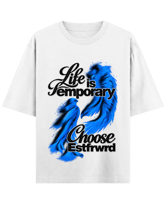White Oversized T-shirt Front Design