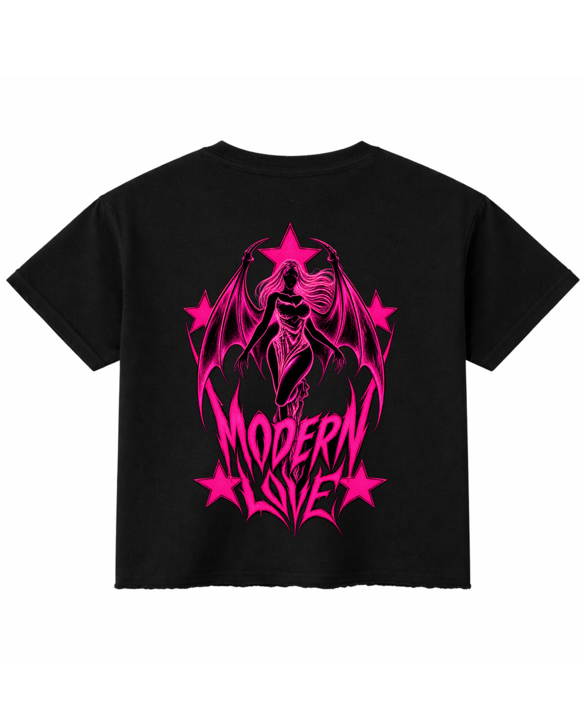 Black Boxy Fit T-shirt Back Design